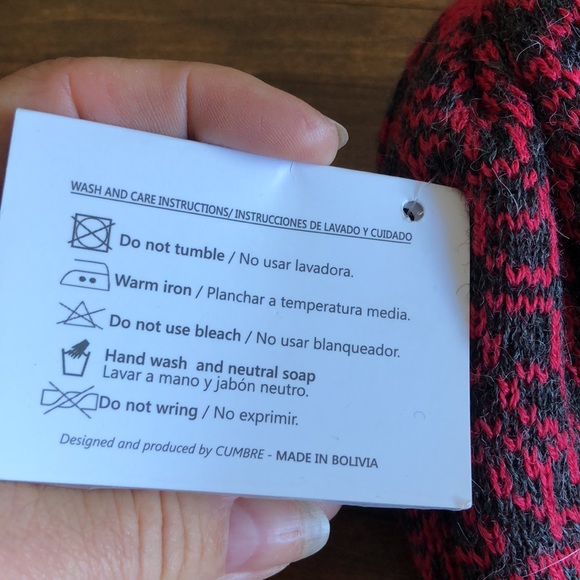 Beanie Hat Alpaca Wool Cap Hand Knitted  Women’s - Picture 4 of 5